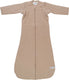 Lodger hopper - baby slaapzak winter met afritsbare mouwen - 98cm - 3.3 tog - autostoel - beige - winterslaapzak