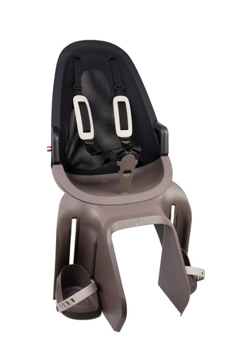 Qibbel achterzitje air bagagedrager zwart lichtbruin