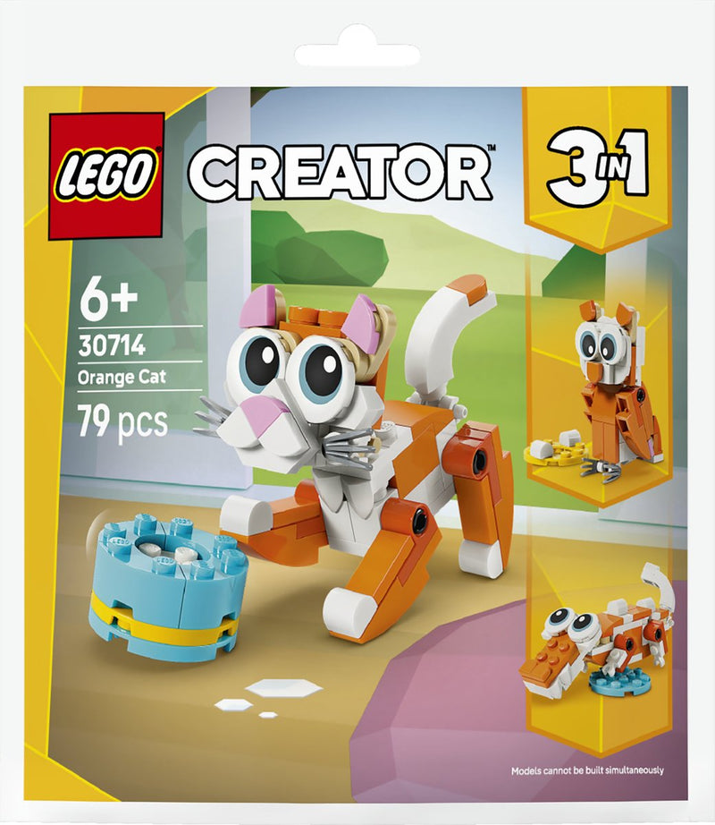 Laden Sie das Bild in Galerie -Viewer, Lego creator 30714 oranje kat
