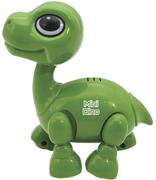 Lexibook stroom puppy mini - dinosaur robot met licht- en geluidseffecten, hand clap command, voice repeat