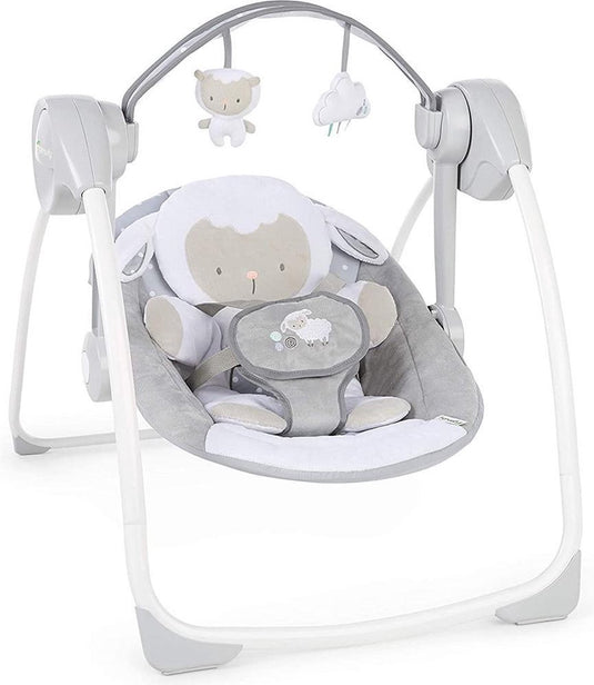 Ingenuity opvouwbare baby schommel cuddle lamb - - vanaf 0 maanden