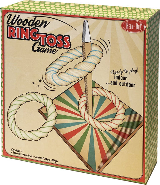 Retr-oh ringwerpen houten ring werpen speelgoed gooi spel oud hollandse spelletjes