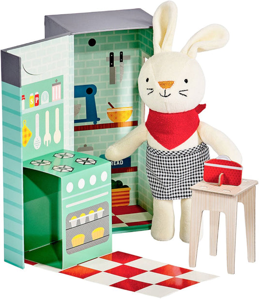 Petit collage - speelset 'rubie the rabbit'