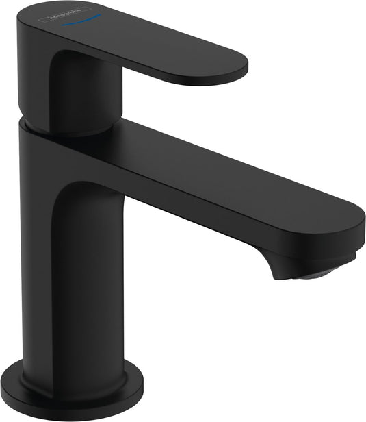 Hansgrohe rebris s - toiletkraan - ééngreeps bediening - zonder waste - 80mm maat - voor koud water - mat zwart