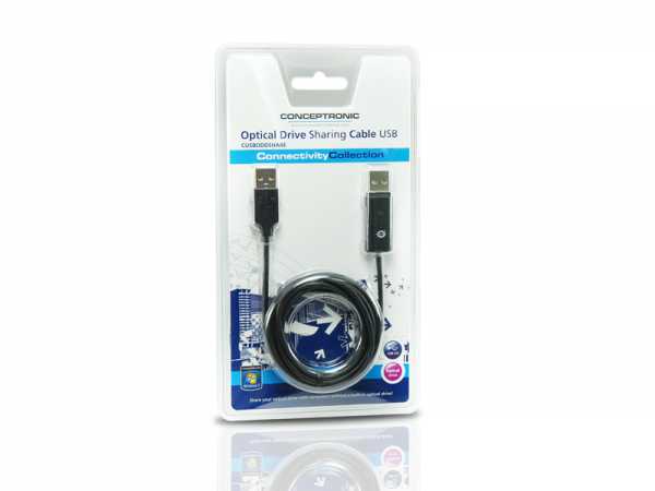 Load image into Gallery viewer, Conceptronic cusboddshare optical drive sharing cable usb
