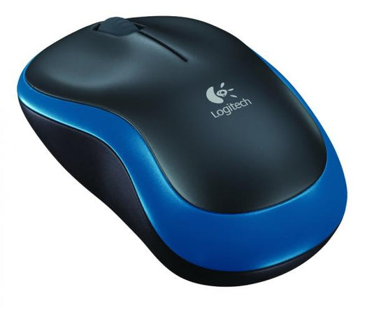 Logitech m185 wireless optical mouse blue [rf 2.4ghz, 1000 dpi, 3-button, aa, 10m]