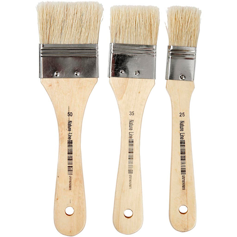 Load image into Gallery viewer, Https: www.cchobby.nl vernis-lak-kwasten-l-19-cm-b-25-50-mm-plat-3-stuk-1-doos
