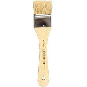 Vernis lak kwasten, l: 18,5 cm, b: 35 mm, plat, 12 stuk 1 doos