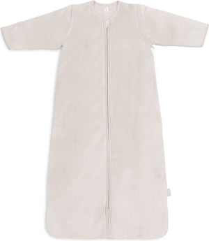 Jollein baby slaapzak winter met afritsbare mouw 70cm velvet - nougat - winterslaapzak