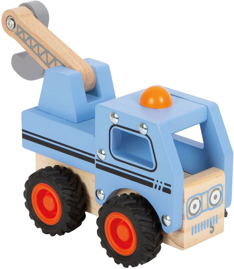 Afbeelding laden in galerijviewer, Small foot - houten sleepwagen blauw
