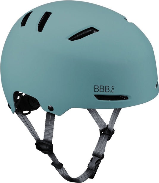 Bbb cycling wave kinderhelm fiets - 8 tot 12+ jaar - lichtgewicht - verstelbaar - wasbare padding - fietshelm meisjes en jongens - fietshelm kinderen volwassenen - mat groen - 56-58 cm - bhe-150