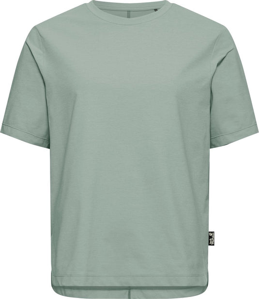Jack wolfskin travel t-shirt dames - dames korte mouw - green zinnia