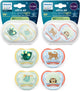 Philips avent ultra air day night – fopspeenset met dag- en nachtversie – 4 stuks – 0-6 mnd - scf087 22