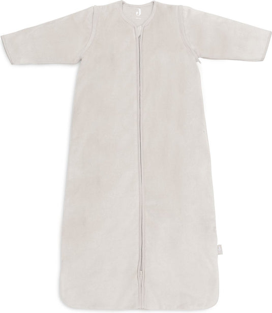 Jollein baby slaapzak winter met afritsbare mouw 110cm velvet - nougat - winterslaapzak