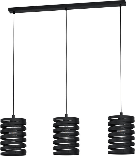 Eglo cremella hanglamp - e27 - 94 cm - zwart