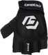 Brabo - force player glove black - hockeyhandschoen heren - zwart, wit