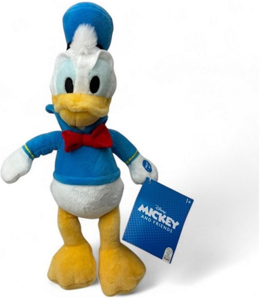 Disney donald duck knuffel - blauw - pluche - 25 cm - - voor kinderen