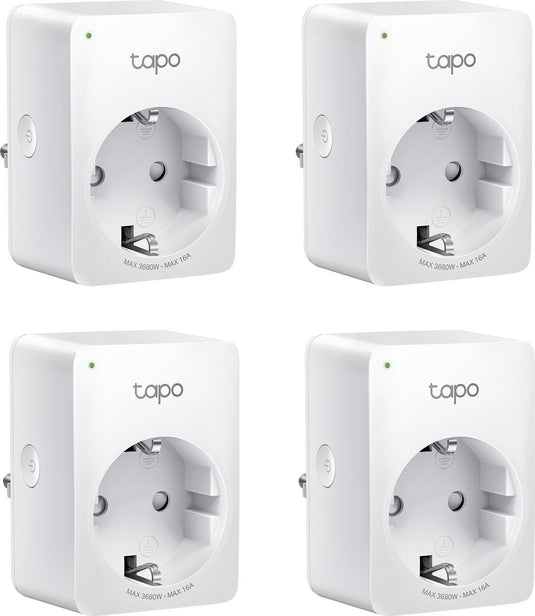 Tp-link tapo p110 - slimme stekker - smart plug - 4 stuks - wifi stopcontact - energiebewaking