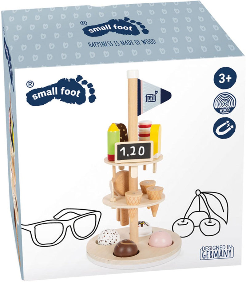 Afbeelding laden in galerijviewer, Small foot - houten ijsjes met houder, 15dlg.
