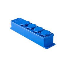 Verdeelblok vd15 4 16a 230v blauw