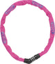 Abus fietsslot kettingslot - steel-o-chain™ 4804c - security level 4 - roze - 75 cm - geschikt voor elektrische fietsen en stadsfietsen