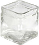 Creativ company glazen vierkant windlicht 7,5x7,5 cm, 12 stuks