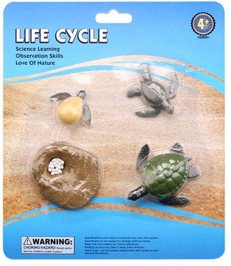 Afbeelding laden in galerijviewer, Lobbes levenscyclus schildpad speelfiguren set educatief speelgoed multicolor.
