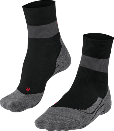 Falke ru stabilizing met compressie lyocell functioneel materiaal hardloopsokken dames zwart - maat 35-36