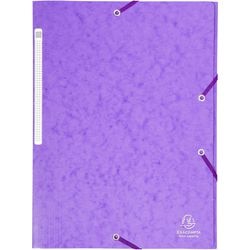 3-flap mappen exacompta 17115h gevlamd karton
