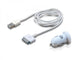 Conceptronic cusbcar2aset apple cable with car tablet charger, 2a