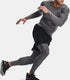 Under armour ua hg armour leggings-gry heren sportbroek - carbon heather - zwart