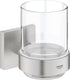 Grohe start cube glas met houder - supersteel (rvs look) 41097dc0
