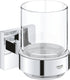 Grohe start cube glas met houder - chroom 41097000
