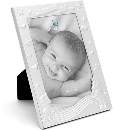 Zilverstad - fotolijst baby abc 10x15cm verzilverd