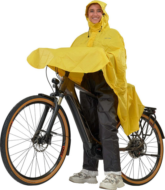 Lowland outdoor fietsponcho 100% waterdicht (10.000mm) - ademend (8.000g m²) pfas vrij!