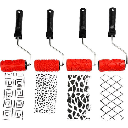 Patroonroller, b: 10 cm, 4 stuk 1 doos