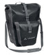 Vaude aqua back plus dubbele fietstas - 51l (2x 25,5l) - zwart