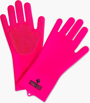 Muc-off schrobhandschoen pink