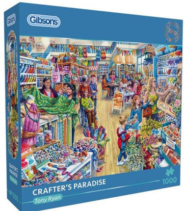 Gibsons - crafter's paradise (door tony ryan) - 1000 stukjes 68×49cm (b×h) - legpuzzel voor volwassenen