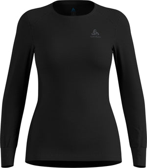 Odlo active warm lange mouw thermoshirt dames - zwart - maat m
