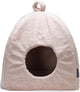 Beeztees moza - kattenhuis - kattenmand - pluche - roze - 40x40x40 cm