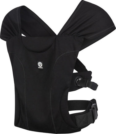 Dooky baby draagzak en baby draagdoek in één - hybrid baby carrier be one black - draagzak baby vanaf geboorte 56-74 cm - draagdoek baby newborn - ergonomische draagzak - babydraagzak