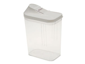 Keeeper strooibus 1,5l 11,5x7x21cm wit transparant