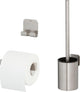 Tiger colar toiletaccessoireset - toiletborstel met houder - toiletrolhouder - haak – rvs geborsteld