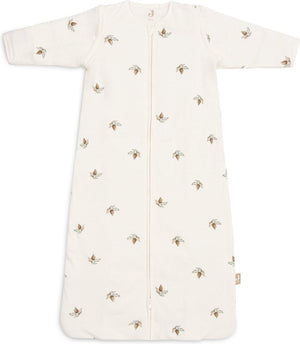 Jollein baby slaapzak winter met afritsbare mouw 110cm - rosehip - winterslaapzak