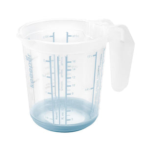 Keeeper kunststof maatbeker anti-slip 0,5l ø10,5x11,5cm nordic blue
