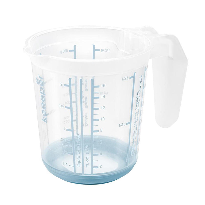 Load image into Gallery viewer, Keeeper maatbeker anti-slip 0,5l blauw
