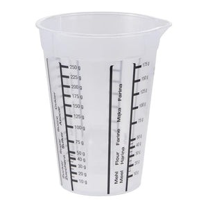 Keeeper kunststof maatbeker 0,25l ø8,5x11,5cm transparant