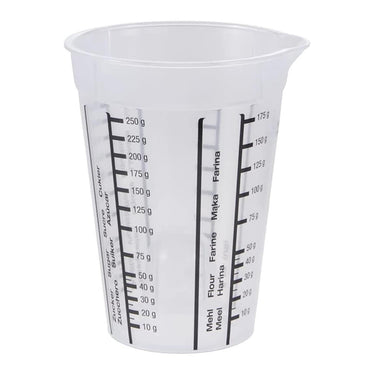 Keeeper kunststof maatbeker 0,25l ã˜8,5x11,5cm transparant