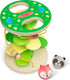 Melissa doug rollable gedraaide boomhut speelgoed voor baby's en peuters - houten speelgoed - sensorische ballen